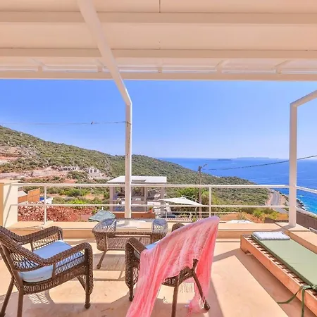 Villa For 6 People With A View Of Kas,goekseki Location